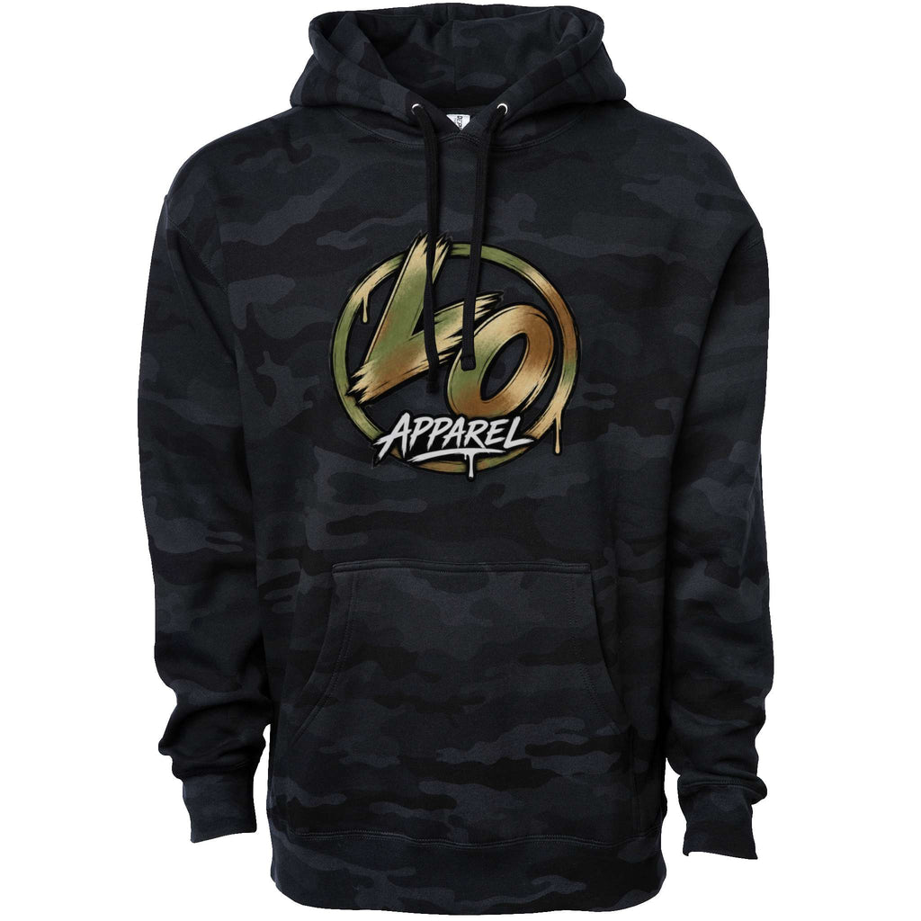 LO Logo Black Camo Hoodie