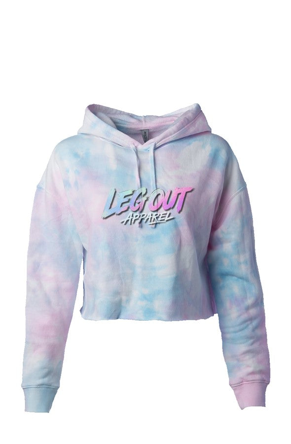 LO Tie Dye Crop Hoodie