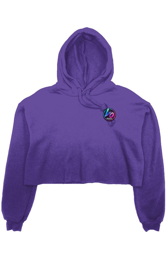 LO crop fleece hoodie