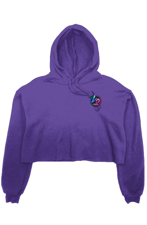 LO crop fleece hoodie
