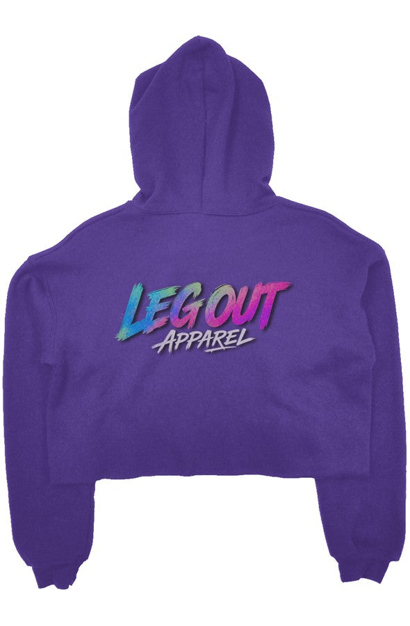 LO crop fleece hoodie