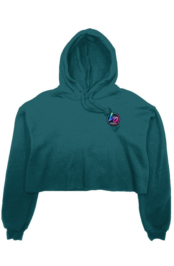 LO crop fleece hoodie