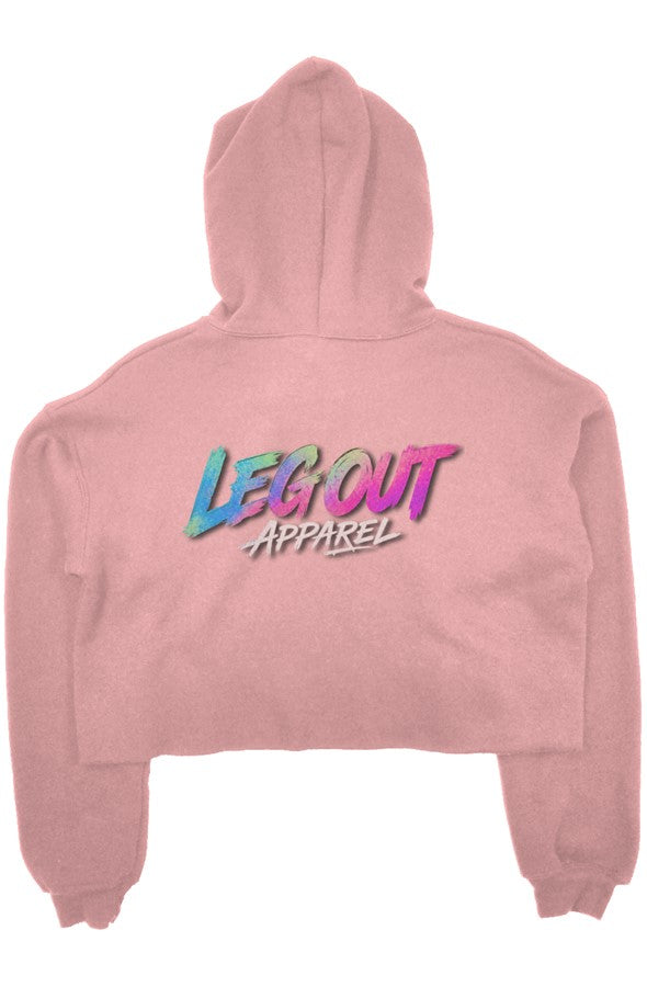 LO crop fleece hoodie