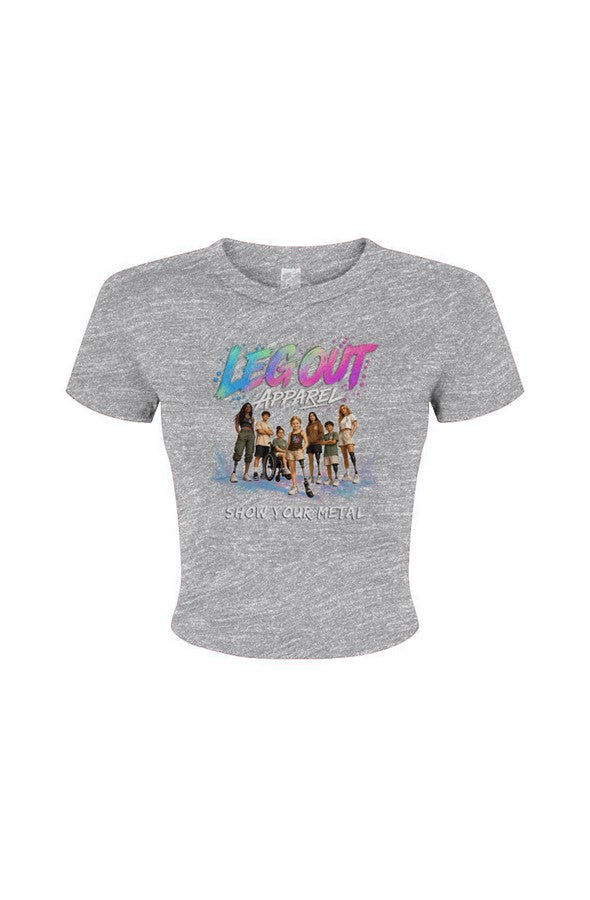 LO Women 39 s Illustrated Micro Rib Baby Tee